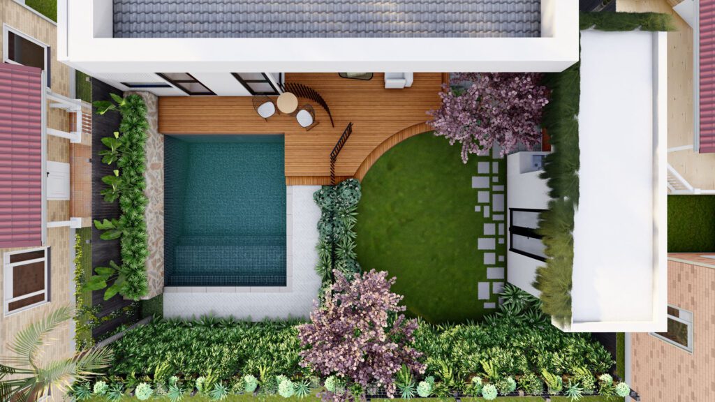 landscape and pool design in Warranwood