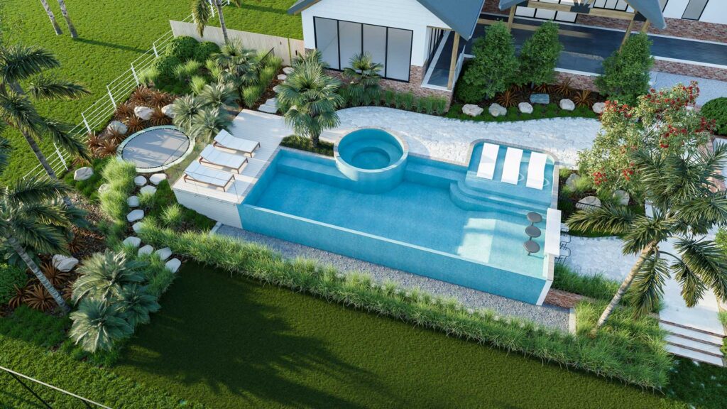 landscape and pool design in Diamond Creek