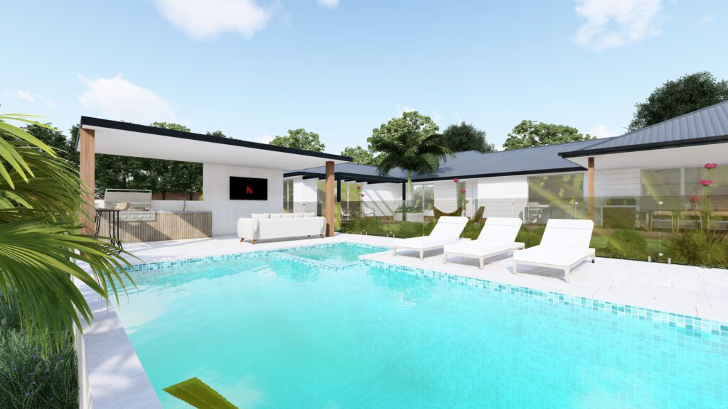 3D landscape and pool design in Yarrambat