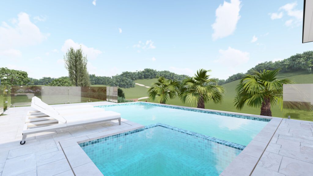 3D landscape and pool design in Yarrambat