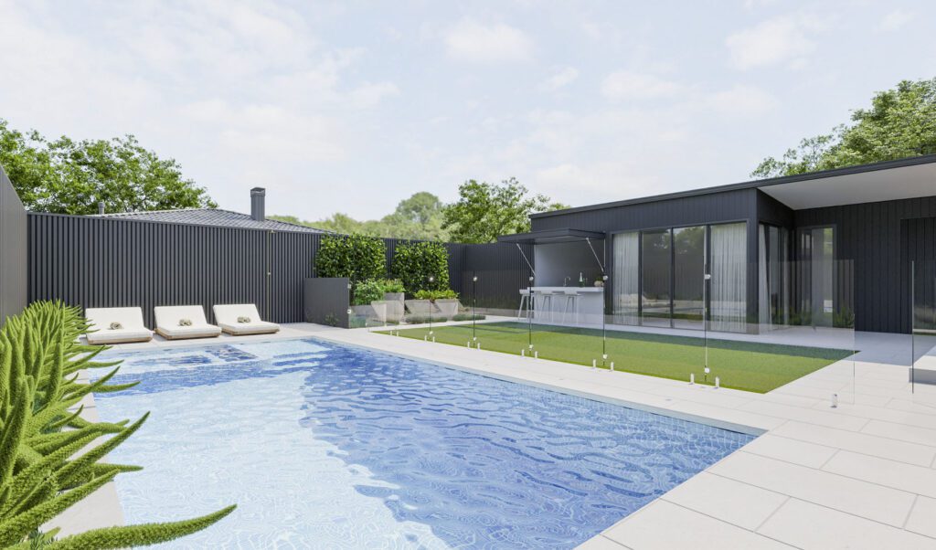 landscape and pool design in Macleod