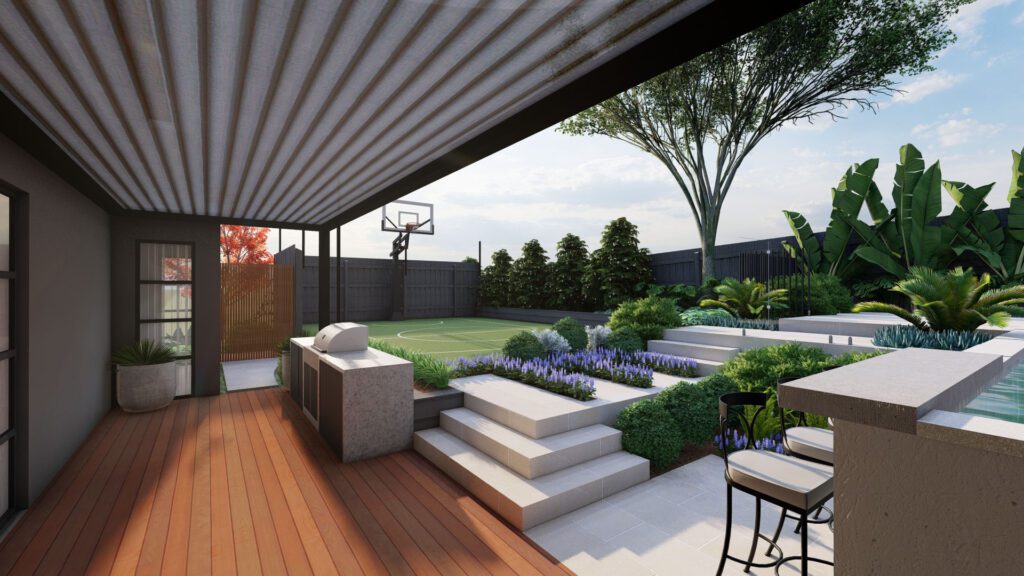 landscape and pool design in Macleod