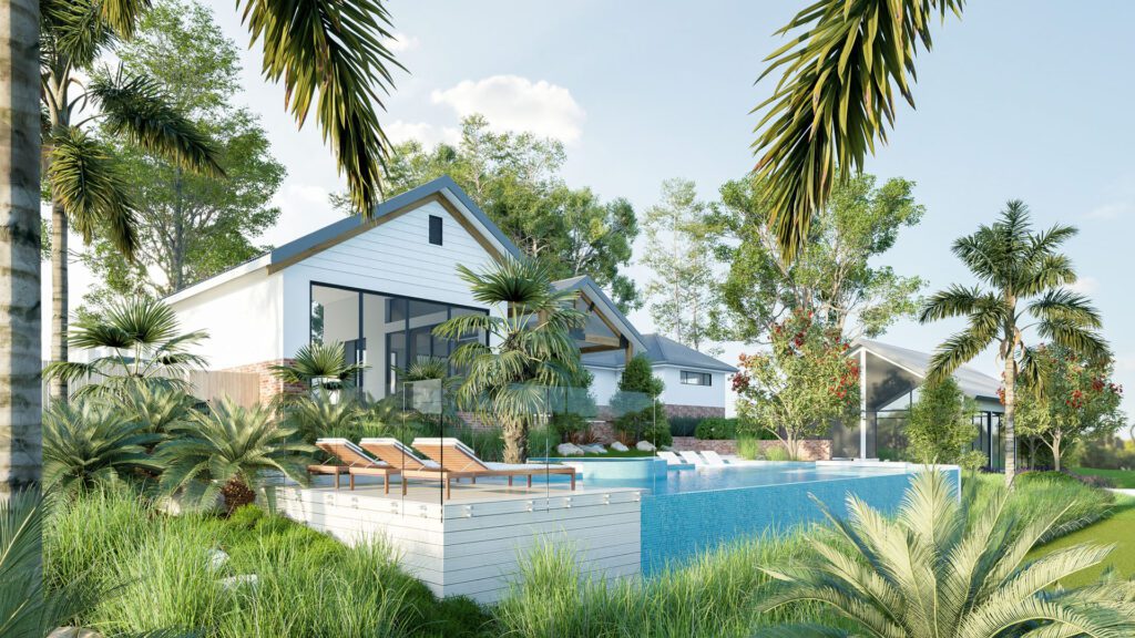 landscape and pool design in Diamond Creek
