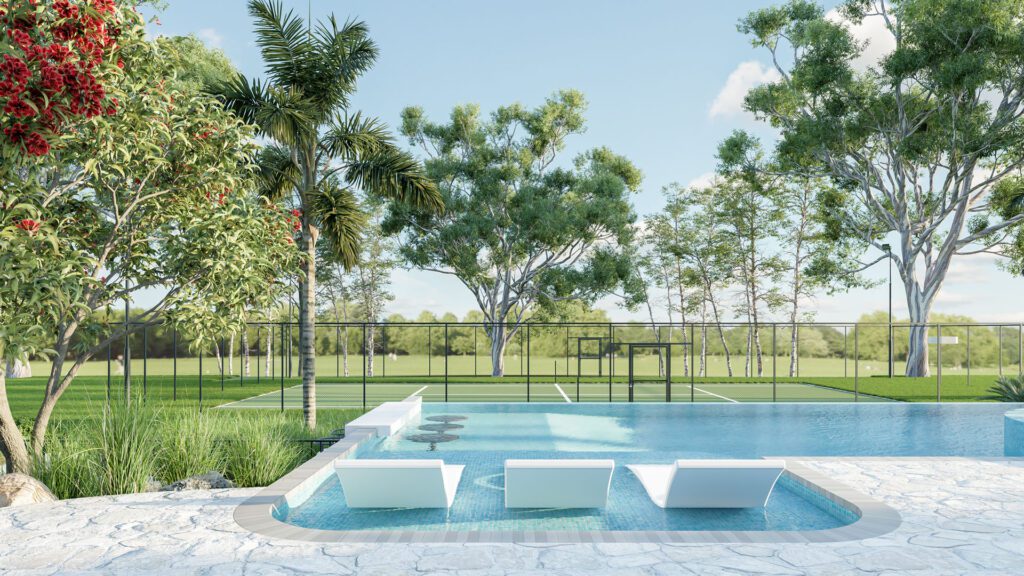 landscape and pool design in Diamond Creek