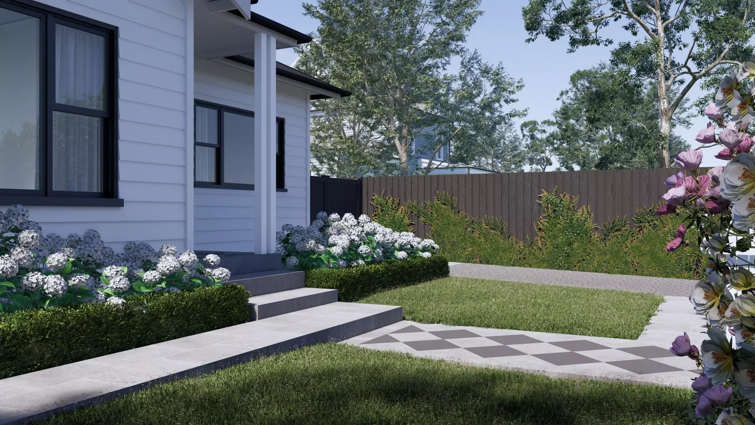 Luxury garden and pool design Melbourne