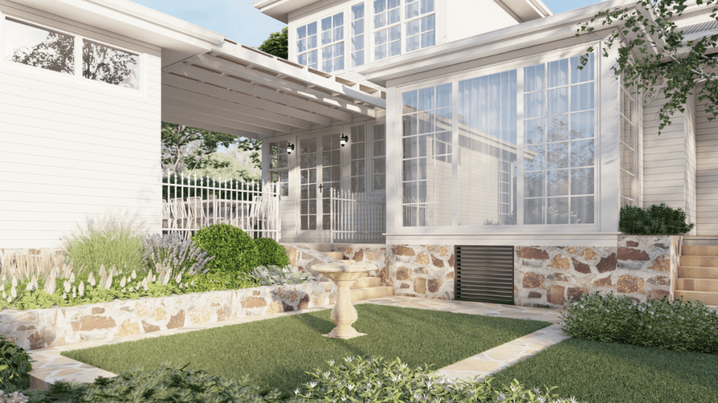 Contemporary Pool and Garden Design
