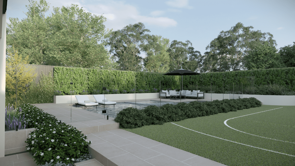 3D Landscape and Pool Design